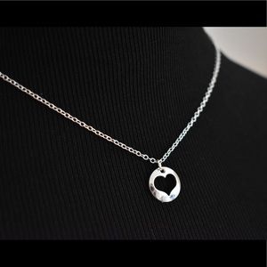 Heart charm necklace